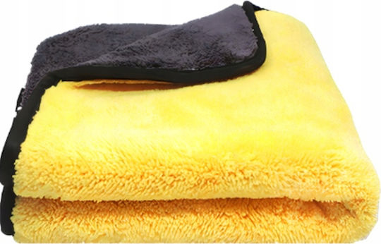 Falon-Tech Πετσέτα Microfiber Προσώπου Διπλής Όψεως Κίτρινη 30x30εκ.