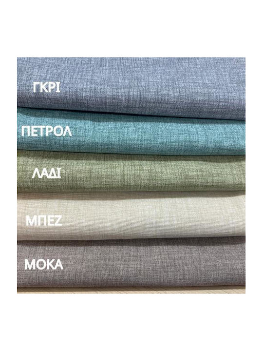 Linea Home Tablecloth Elysee Petrol Blue 140x140cm