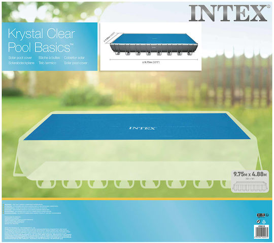 Intex Solar Protective Pool Cover Blue 960x466cm