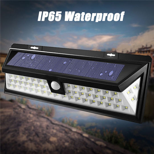 Ideahellas SJ754-4 Wall Mounted Solar Light 800lm with Motion Sensor IP65 31cmx11.5cmx5.5cmcm