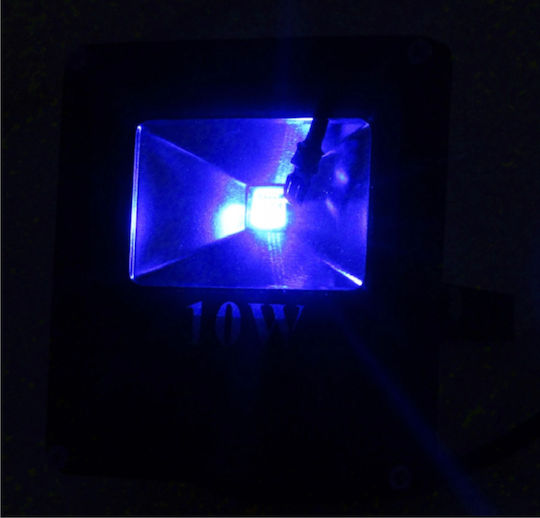 Στεγανός Προβολέας LED 10W RGB με Τηλεχειριστήριο IP65