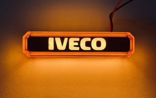 Πλαϊνό Φως Όγκου Led 12v 24v Iveco Πορτοκαλί Ip67