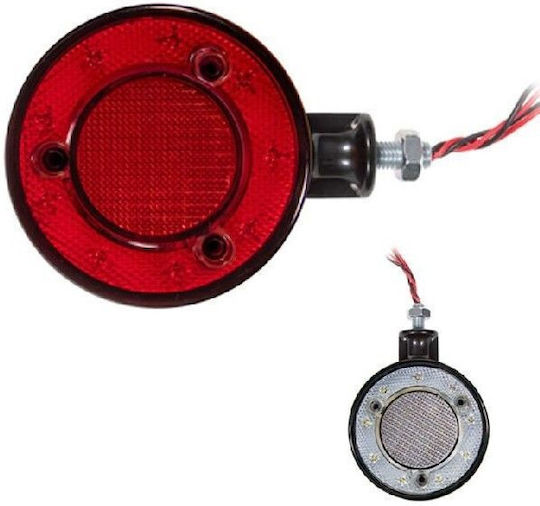 Led Светлина За Странична Маркировка 18 Led Бели Червени 12v 24v Scania Volvo Man Daf Mercedes