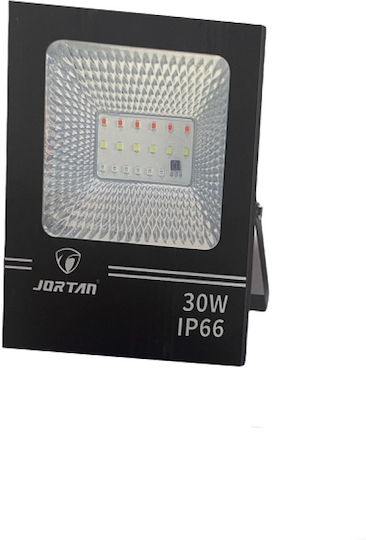Jortan Wasserdicht Wasserdicht LED Flutlicht 30W RGB mit Fernbedienung IP66