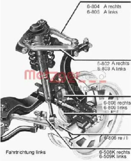 Anti-Roll Bar Link Front Right Audi A4 94-00
