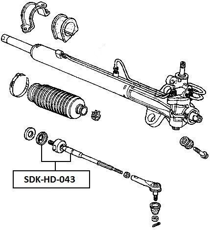 Vorderes System Für Honda Odyssey 1998-0 3.5l Mpv Honda Odyssey 1998-0 2.3l Mpv Honda Odyssey 1998-0 2.4l Mpv