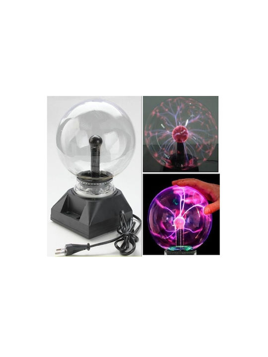 Decorative Lamp Plasma Ball Black
