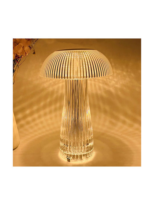 Touch 3 Colors Lighting Crystal Light Decorative Lamp Transparent