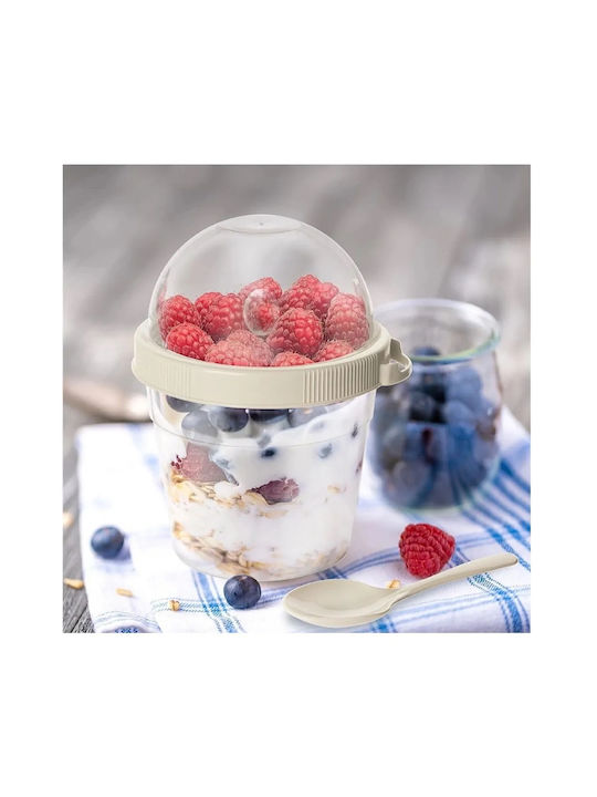 Vilde Lunchbox Kunststoff Transparent Geeignet für die Mikrowelle 400ml 1Stück