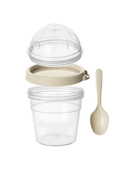 Vilde Lunchbox Kunststoff Transparent Geeignet für die Mikrowelle 400ml 1Stück
