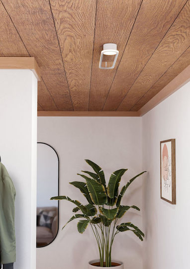 Eglo Ceiling Mount Light 50cm White with Integrated LED