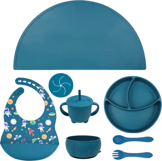 Queen Mother Space Odyssey Complete Silicone Feeding Set 8 Pieces