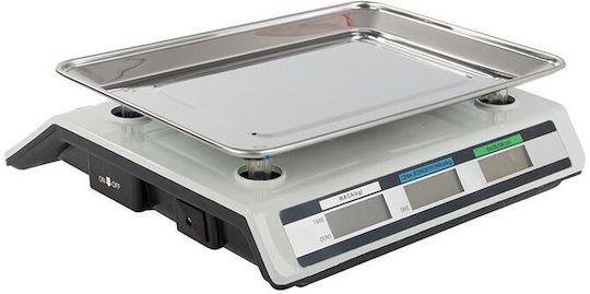 Verk Group Electronic Retail Scale with 40kg Weighing Capacity and 2gr Accuracy