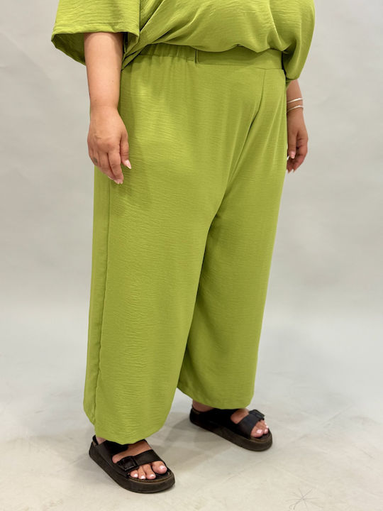 Damen Zip-Culottes Grüne