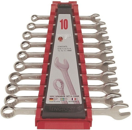 Set Chei Inelare Teng Tools 8-19mm 10buc 117430108