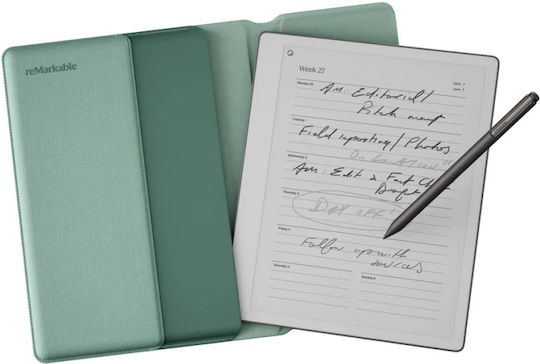 reMarkable Paper Pure 10.3" (32GB) Marker Plus și Sleeve Folio Verde mentă