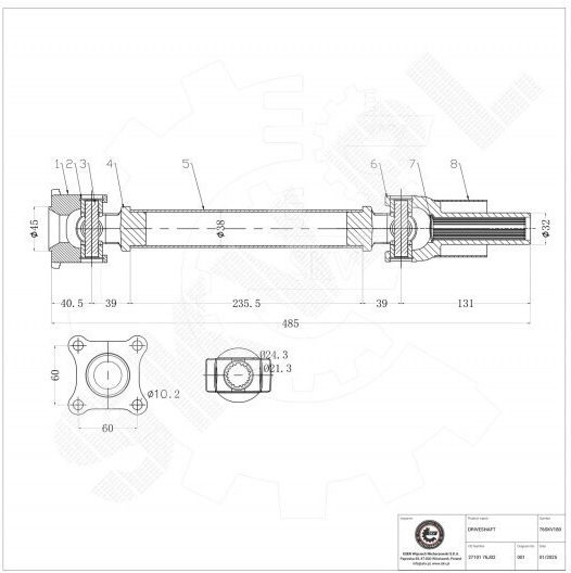 Transmission Shafts for Suzuki Jimny