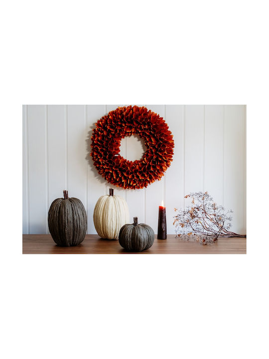 Decorative Pumpkin Dark Green Large Dark Green Paper Pumpkin