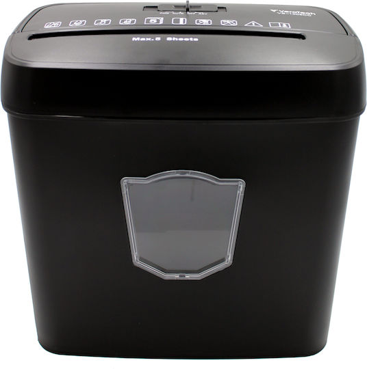 Shredder Καταστροφέας Εγγράφων 5 Φύλλων με Κάδο 12.5lt