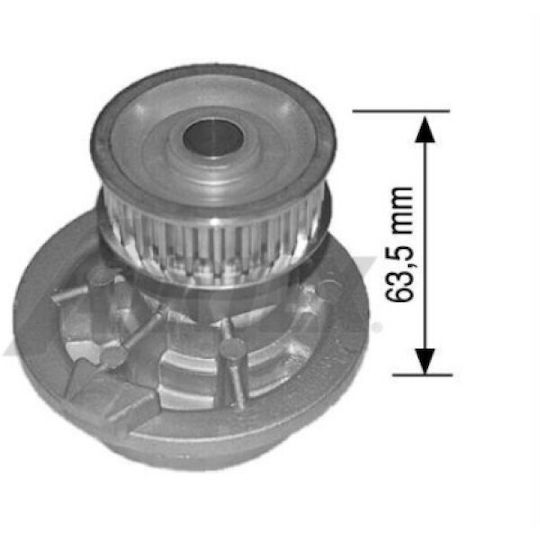 Water Pump Opel Astra F 56 57 Airtex 1448