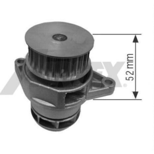 Wasserpumpe Seat Arosa 6h Airtex 1530