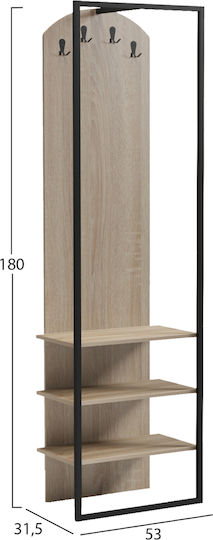 Sonama Έπιπλο Εισόδου με Κρεμάστρα Sonama 53x31.5x180εκ. Sonama Έπιπλο Εισόδου με Κρεμάστρα Sonama 53x31.5x180εκ.