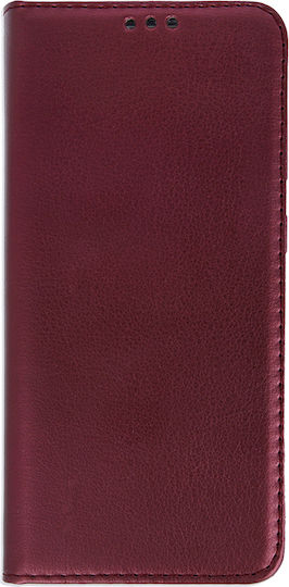 Smart Magnetic Book Synthetic Leather / Silicone Burgundy (Honor X70, Honor X9d)