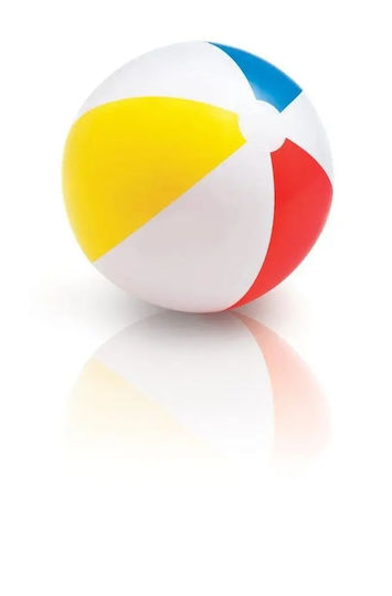 Надуваема цветна плажна топка 51cm Intex цветна