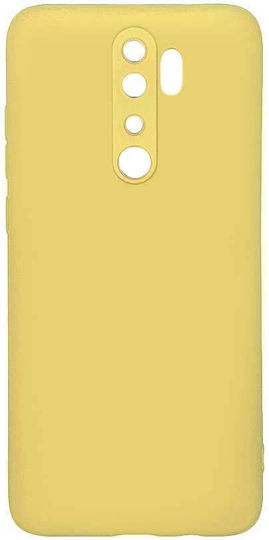 Sonique Liquid Back Cover Silicon Galben (Redmi Note 8 Pro)
