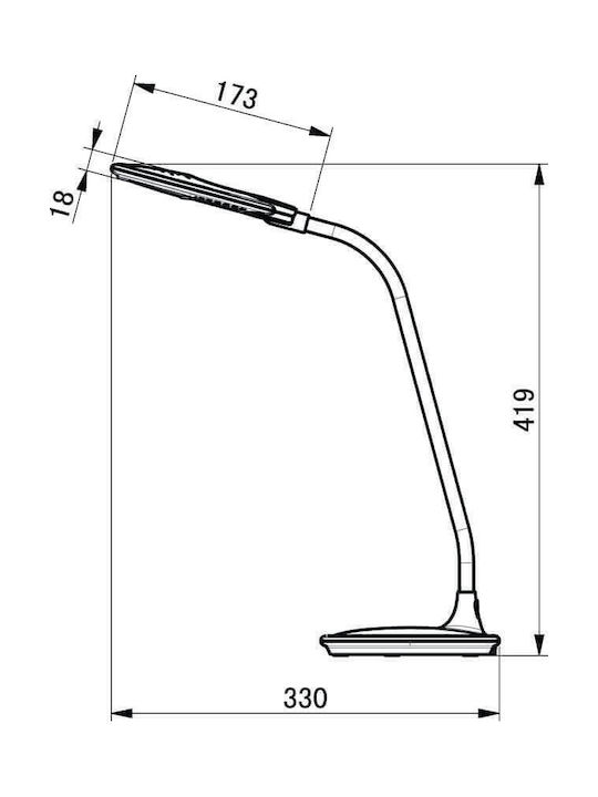 Horoz Electric Irem LED Φωτιστικό με Εύκαμπτο Βραχίονα Horoz Electric Irem LED Φωτιστικό με Εύκαμπτο Βραχίονα