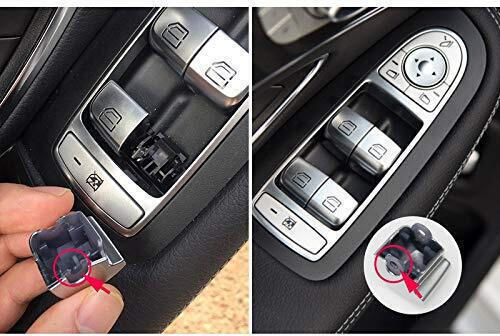 W204 S20 Switch Button Превключвател за прозорци на автомобил за Mercedes-Benz C Class Сребрист