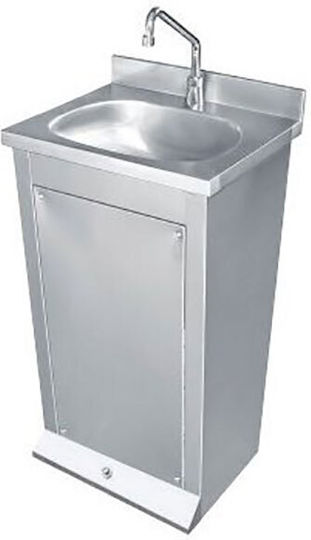 Niki Inox Commercial Hand Washbasin FBCS.45050 50x45x88cm