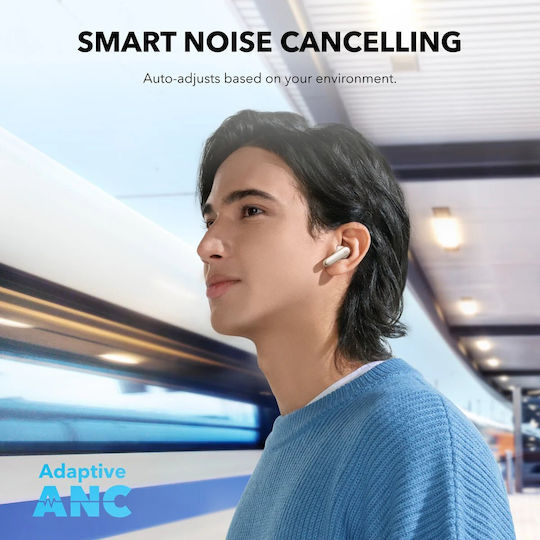 Soundcore by Anker P40i In-Ear Bluetooth-Freisprecheinrichtung Kopfhörer mit Ladeetui Weiß