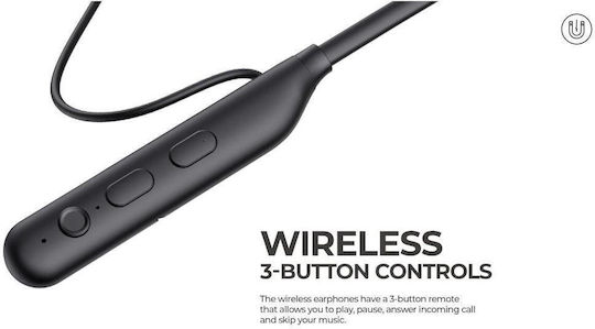 Havit E529BT In ear Bluetooth хендсфри Слушалки с Устойчивост на Пот Черен