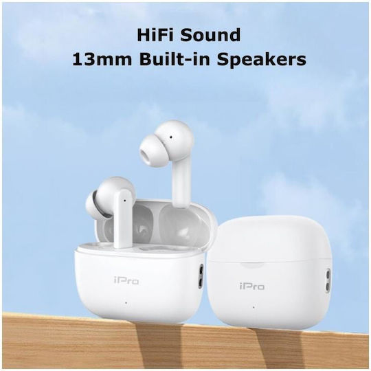iPro TW300 Plus In-ear Bluetooth Handsfree Earphones with Charging Case Black