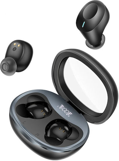 Hoco EQ3 In ear Bluetooth хендсфри Слушалки с Кутийка за Зареждане Черен