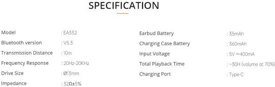 Riversong Airfly T2 In-ear Bluetooth Handsfree Ακουστικά με Αντοχή στον Ιδρώτα και Θήκη Φόρτισης Λευκά