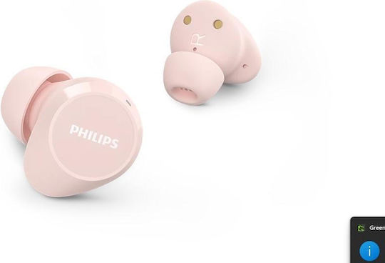 Philips TAT1209 In-ear Bluetooth Handsfree Earphones with Sweat Resistance and Charging Case Pink