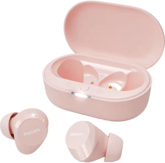 Philips TAT1209 In-ear Bluetooth Handsfree Earphones with Sweat Resistance and Charging Case Pink