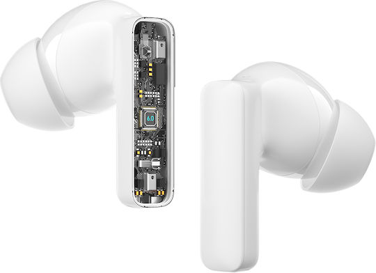 BWOO BW40 In ear Bluetooth хендсфри Слушалки с Кутийка за Зареждане Бял