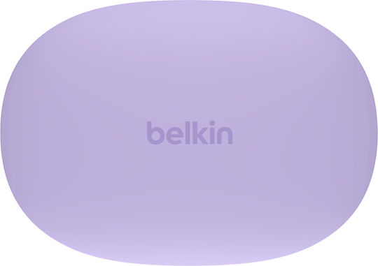 Belkin Soundform Bolt Earbud Bluetooth Handsfree Earphones with Sweat Resistance and Charging Case Lavender