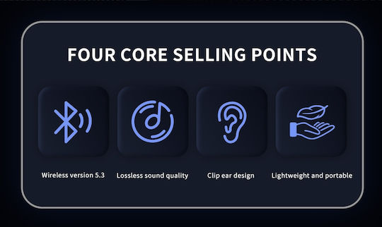 Recci Dynamic In-ear Bluetooth Handsfree Ακουστικά με Θήκη Φόρτισης Μαύρα
