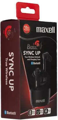 Maxell Bass 13 In-ear Bluetooth Handsfree Căști cu Carcasă de Încărcare Negru