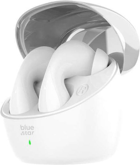 Blue Star BK92 In-ear Bluetooth Handsfree Căști cu Carcasă de Încărcare Alb