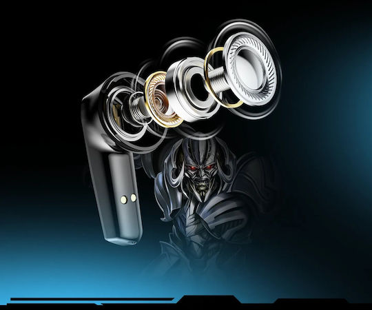 The Transformers TF-T10 In ear Bluetooth хендсфри Слушалки с Кутийка за Зареждане Черен