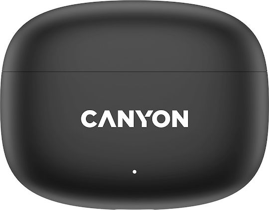 Canyon OnGo 9 In-ear Bluetooth Handsfree Ακουστικά με Θήκη Φόρτισης Μαύρα