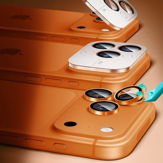 ESR Armorite Kameraschutz Gehärtetes Glas Orange für das iPhone 14 Pro, 14 Pro Max, 15 Pro, 15 Pro Max, 16 Pro, 16 Pro Max, 17 Pro, 17 Pro Max