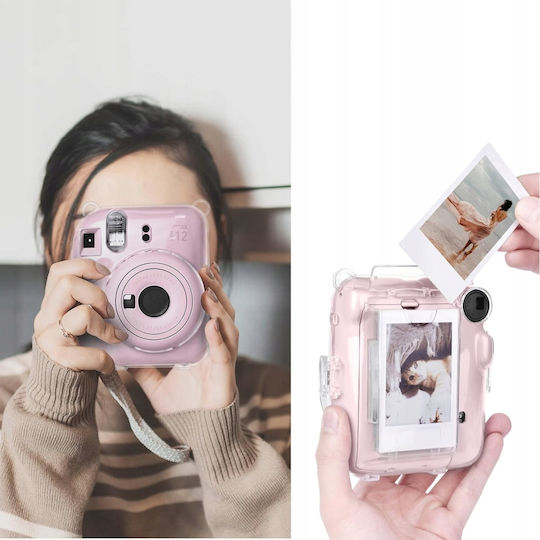 Husă de Silicon + Stickere + Curea Fujifilm Instax Mini 12 Cameră