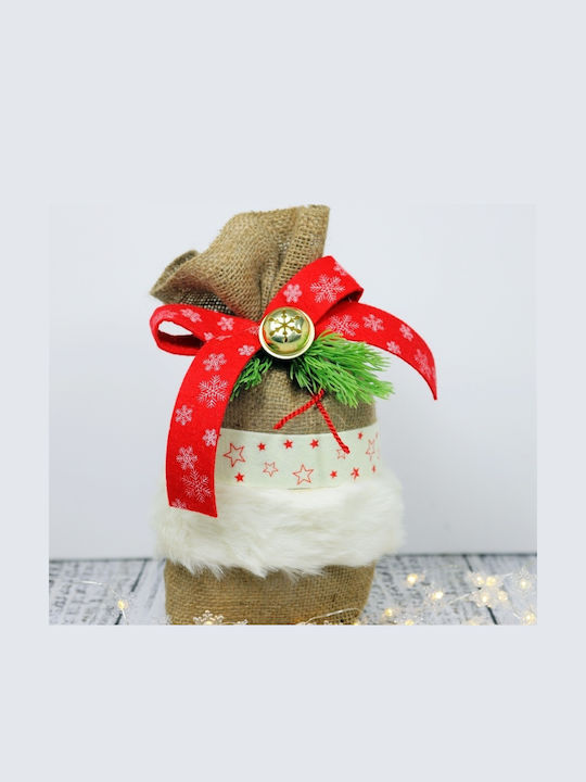 dpCraft Weihnachtsgirlanden Stoff Farbband Rot