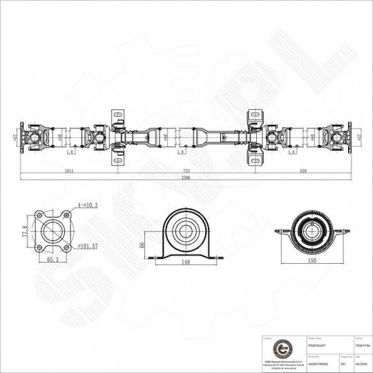 SKV Transmission Shafts for Mercedes-Benz Vito